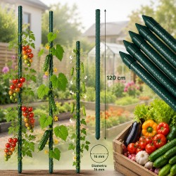 Kerti novenytamasz karok – 120 cm, 16 mm atmero, 25 darabos keszlet
