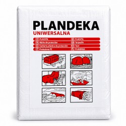 Medence alátét védőponyva, 3 x 4 m, 55 g/m², fehér színben