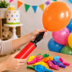 Kézi lufipumpa, 24 cm, partikhoz és születésnapokhoz