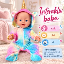 Interaktív baba, 45 cm,...