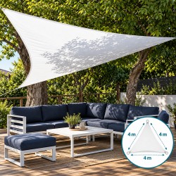 Napvitorla, UV védelem, multifunkcionális, vízálló, HDPE sűrűség 180g/m2, 4x4x4 m