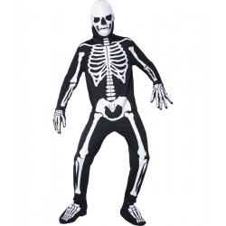 Costum complet schelet fosforescent GLOW