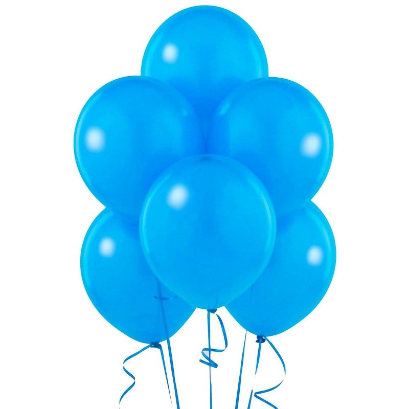 Set baloane pentru petrecere, 100 bucati, albastru, Funny Fashion