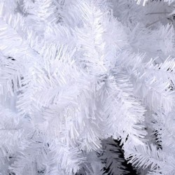 Brad de Craciun Artificial Alb, caliatate Premium, 180 cm, suport cadou