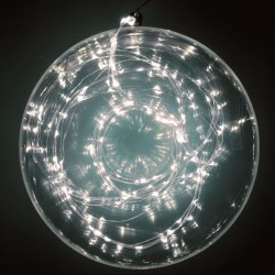 Ghirlanda Craciun, 80 micro LED-uri, 7.9 m, exterior, alb rece, Home