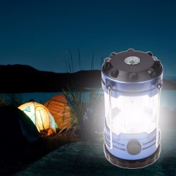 Lampa camping, 18 LED-uri, intensitate luminoasa reglabila si busola