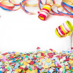 Confetti multicolore pentru party, 200 g, diverse forme