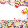 Confetti multicolore pentru party, 200 g, diverse forme
