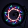 Joc lumini multicolore bicicleta, 32 LED-uri, 32 modele, senzor miscare