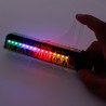 Joc lumini multicolore bicicleta, 32 LED-uri, 32 modele, senzor miscare