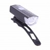 Far LED bicicleta, reincarcabil USB, 3 moduri iluminare, IP44, negru