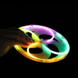 Jucarie Frisbee disc zburator luminescent glow, 19 cm, ABS