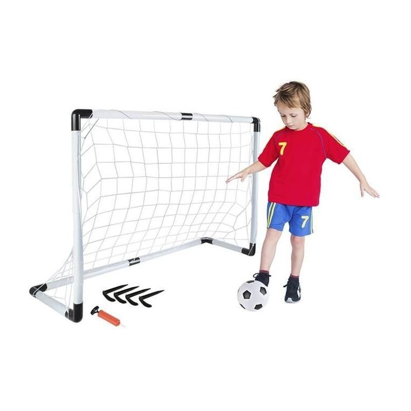 Set fotbal pentru copii, poarta cu plasa, minge, pompa, 120x40x80 cm