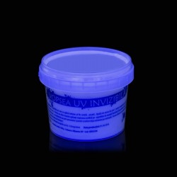 Láthatatlan festék, fluoreszkáló UV-reaktív, átlátszó kék