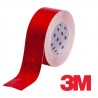 Banda reflectorizanta, suprafete flexibile, 1 m x 5 cm, rosie