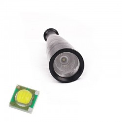 Lanterna auto-aparare CREE LED, 150 lm, 2 moduri, aluminiu, misiuni, patrula