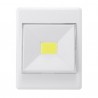 Lampa LED COB 3W, 200 lm, 10x8 cm, spate magnetic, baterii, alb
