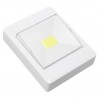 Lampa LED COB 3W, 200 lm, 10x8 cm, spate magnetic, baterii, alb