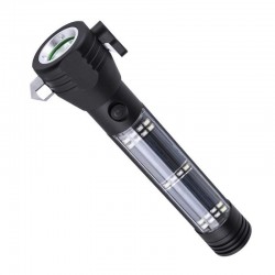Lanterna auto de urgenta SMD, LED CREE Xpe 3W, 200 lm, alarma, USB, aluminiu