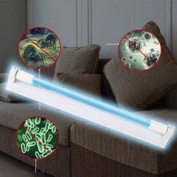 Lampa UV-C bactericida 30W, tub sticla cristal Quartz, pentru dezinfectie 30 mp