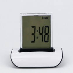 Ceas digital cu ecran tactil, iluminat LED, temperatura, data, cronometru, alarma