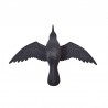 Sperietoare pentru pasari, figurina corb, 61x44x13 cm, negru