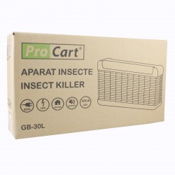 Aparat anti-insecte 20 LED-uri UV, raza actiune 300 mp, tavita colectare, alb