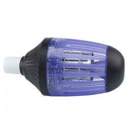 Lampa capcana LED UV-A anti-insecte, 2 in 1, functie bec, soclu E27, 75 mp