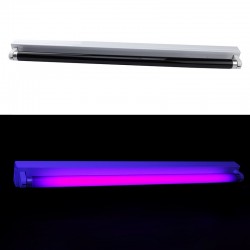 UV ultraibolya lámpa 18 W tartóval, feketelámpa