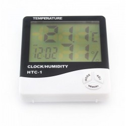 Statie meteo LCD, afisaj ora, temperatura, umiditate, calendar, functie alarma