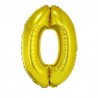 Balon folie gigant, forma cifra, inaltime 102 cm, auriu