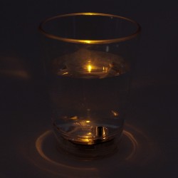 Pahar iluminat LED intermitent, 50 ml, petrecere, 6.5x4.9 cm