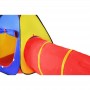 Loc de joaca 3 in 1 pentru copii, cort, tunel, interior/exterior, husa, multicolor