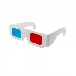 3D vörös cián szemüveg...