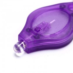 ProCart® UV LED kulcstartó alakú lámpa, 385 nm, elem, bankjegy ellenőrzés, lila