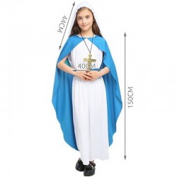 MT Malatec Szűz Mária jelmez, 6-12 éves lányok, 4 db