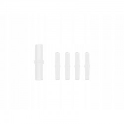 MT Malatec léggömb tartó, 7 lufira, 24 elem, csatlakozók, átlátszó fehér