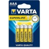 Set 4 baterii Varta zinc carbon