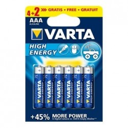 Set 6 baterii AAA 1.5V, Varta