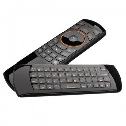 telecomanda universala smart tv cu tastatura qwerty si air mouse