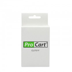 Cartus compatibil pentru Canon CLI-571XL Yellow 11 ml, ProCart, capacitate mare