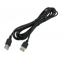 Cablu extensie USB 2.0, lungime 3 metri, negru