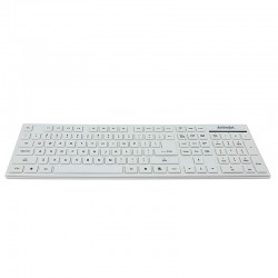Tastatura Slim dimensiune standard, Activejet, Alb