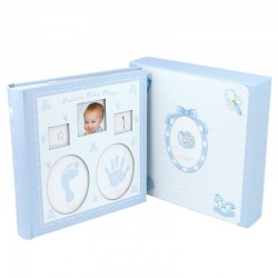 Album personalizabil Baby, 200 foto 10x15 cm, amprente bebelus, cutie