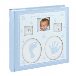 Album personalizabil Baby, 200 foto 10x15 cm, amprente bebelus, cutie