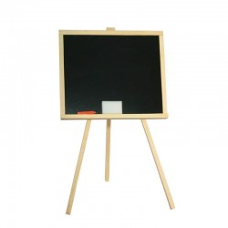 Tablita pentru creta, 83.5x49 cm, cadru lemn, suport fixare, negru