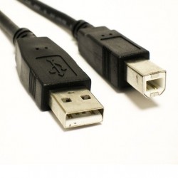 Cablu imprimanta USB 2.0 Hi-Speed A-B, 28AWG 24AWG, lungime 1.8 m