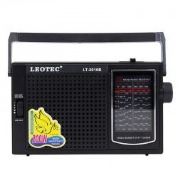 Radio portabil, 2.5W, 12 benzi FM/TV/MW/SW1-9, LEOTEC
