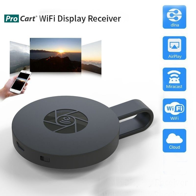 Conector HDMI wireless 2.4 GHz, 1080P, HD, Android, IOS, G2 MiraScreen