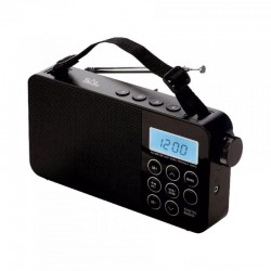 Radio digital AM/FM/SW, ceas LCD, functie alarma, temporizare adormire